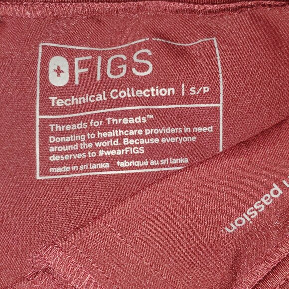 NWOT figs burgundy set - Picture 11 of 13